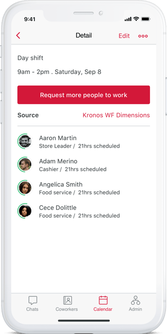 Foodservice-Schedule