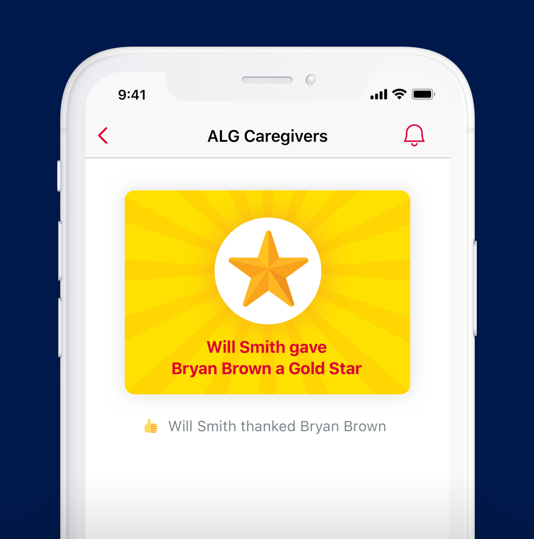 Phone with Gold Star recognition